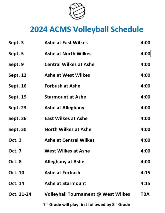 Volleyball Schedule24